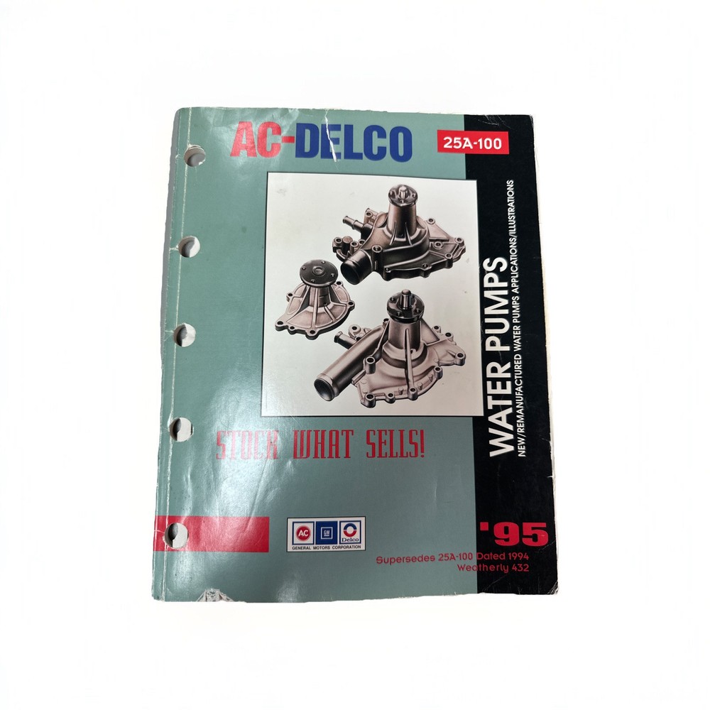 AC Delco Water Pumps Catalog 1995 25A-100