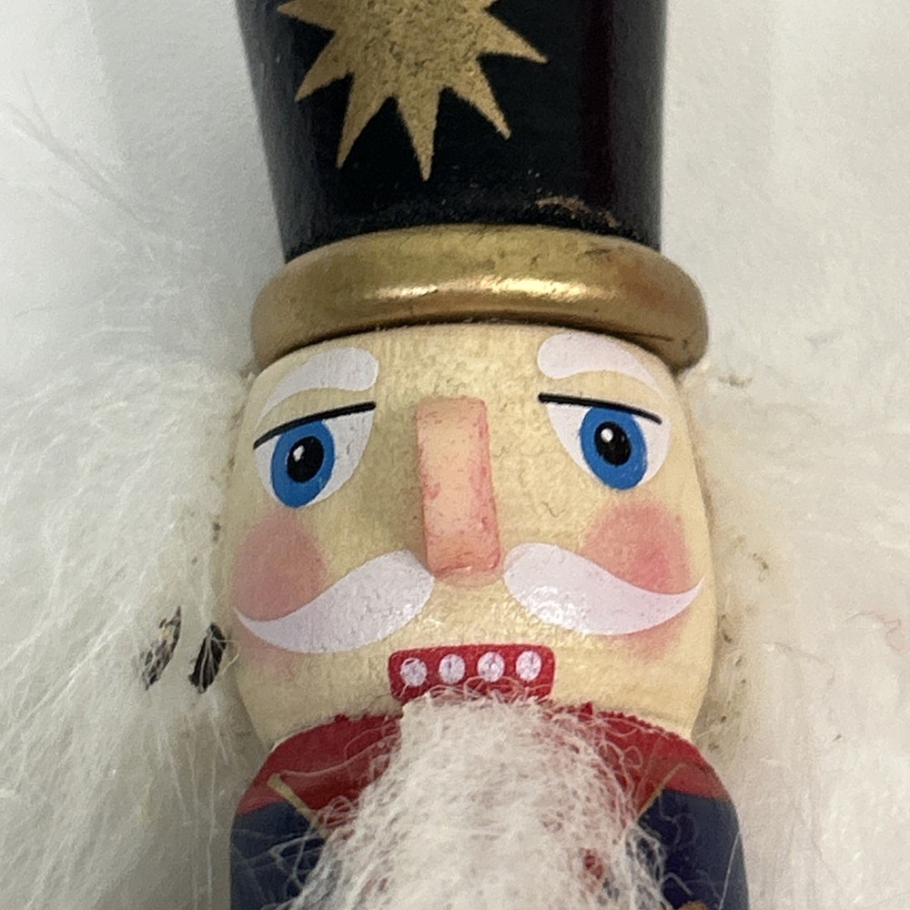 Pull String Nutcracker With Sword Ornament