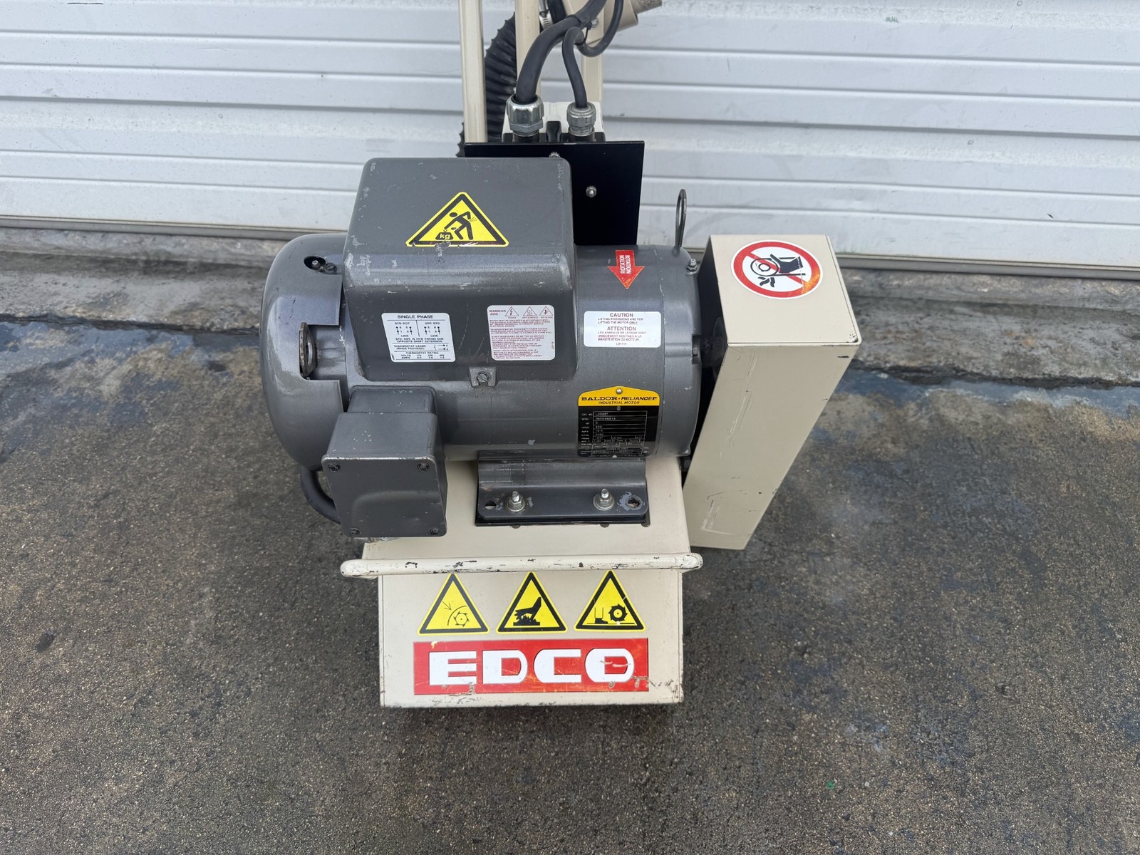 Edco CPM-8 Walk Behind Concrete Scarifier Grinder 220v Single Phase L@@K