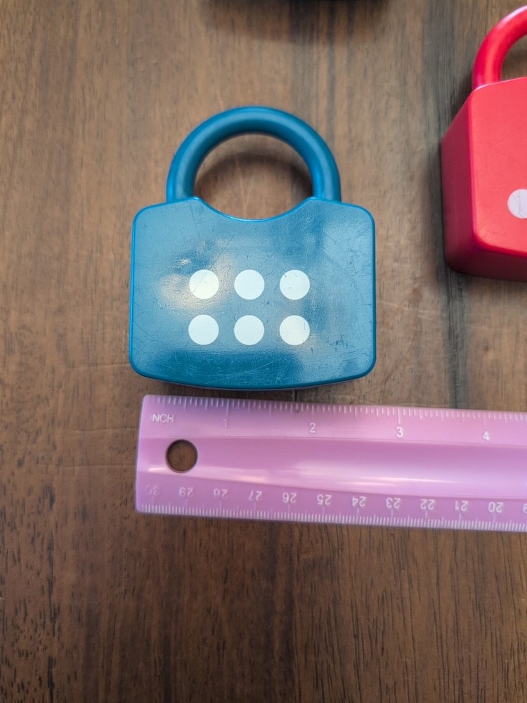 Number Learning Locks & Keys Educational Learning Incomplete *Missing Lock #2*