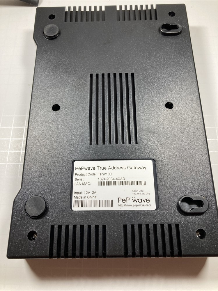 PeP Wave TPW100 True Address Gateway (UNTESTED) For Parts Not Working