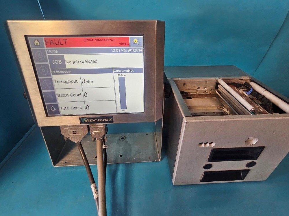 VIDEOJET DATAFLEX+ 107MM THERMAL TRANSFER PRINTER 8.4 CLARITY INTERFACE #3