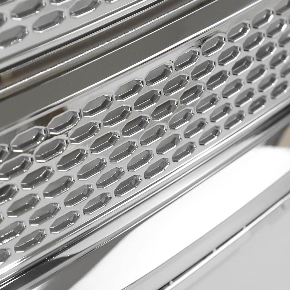 Chrome Front Upper Bumper Grille For 2013-2016 GMC Acadia Denali Style