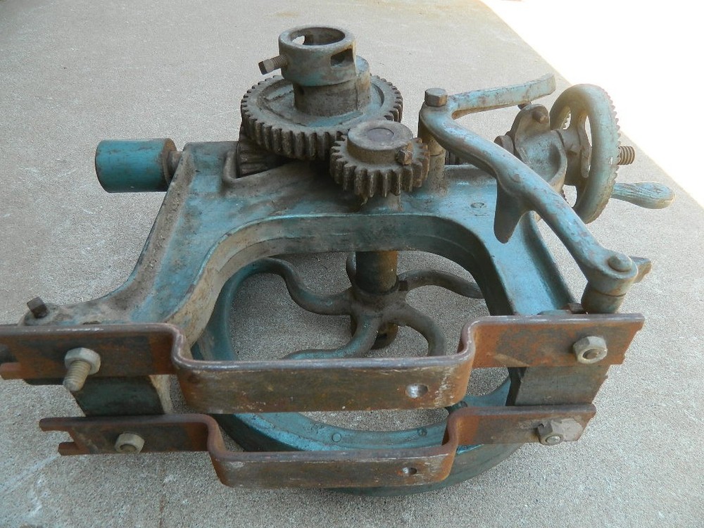 Vintage Antique Hand Crank Drill Press