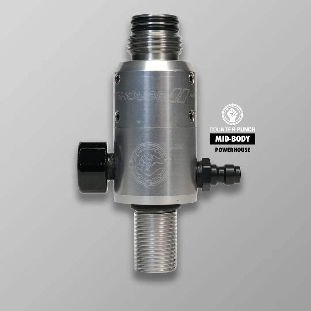 Powerhouse Counterpunch Regulator - Mid Body - Gloss Silver