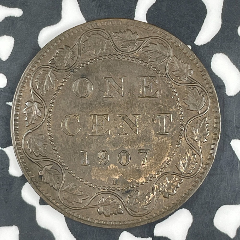 1907-H Canada Large Cent Lot#C9280 Nice! Key Date!