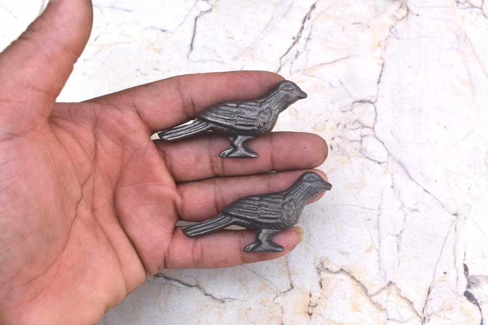 Vintage cast iron Bird Shape cabinet drawer door Gate knobs handles pull 10pcs
