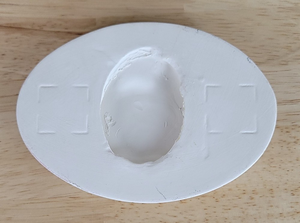 READY TO PAINT Ceramic Bisque APPLES INSERT 5.75"x4"