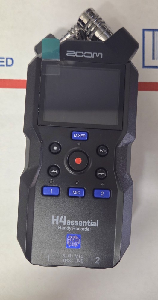 Zoom H4essential Handy Recorder 32-Bit Float 4-Track Handheld Digital Bundle