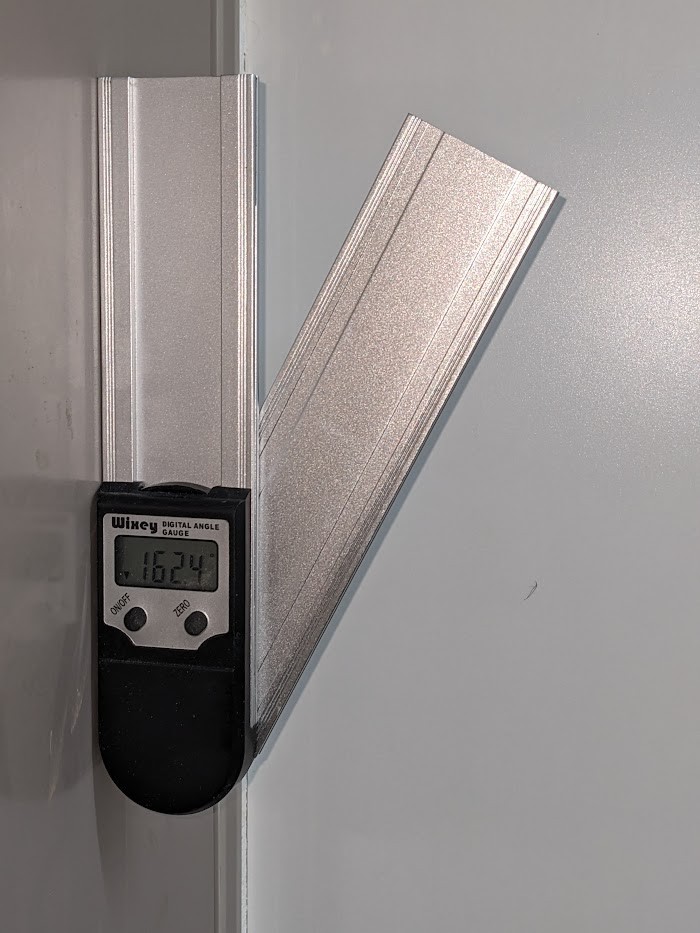 Wixey 8'' Digital Protractor – Durable Angle Measuring Tool w/ Magnetic Edges