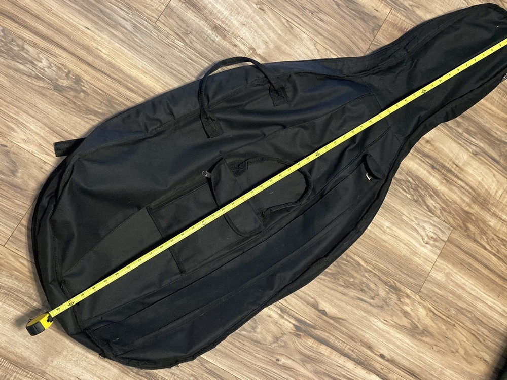 4/4 Sized Cello Black Soft Case 48” 4’ With back pack straps