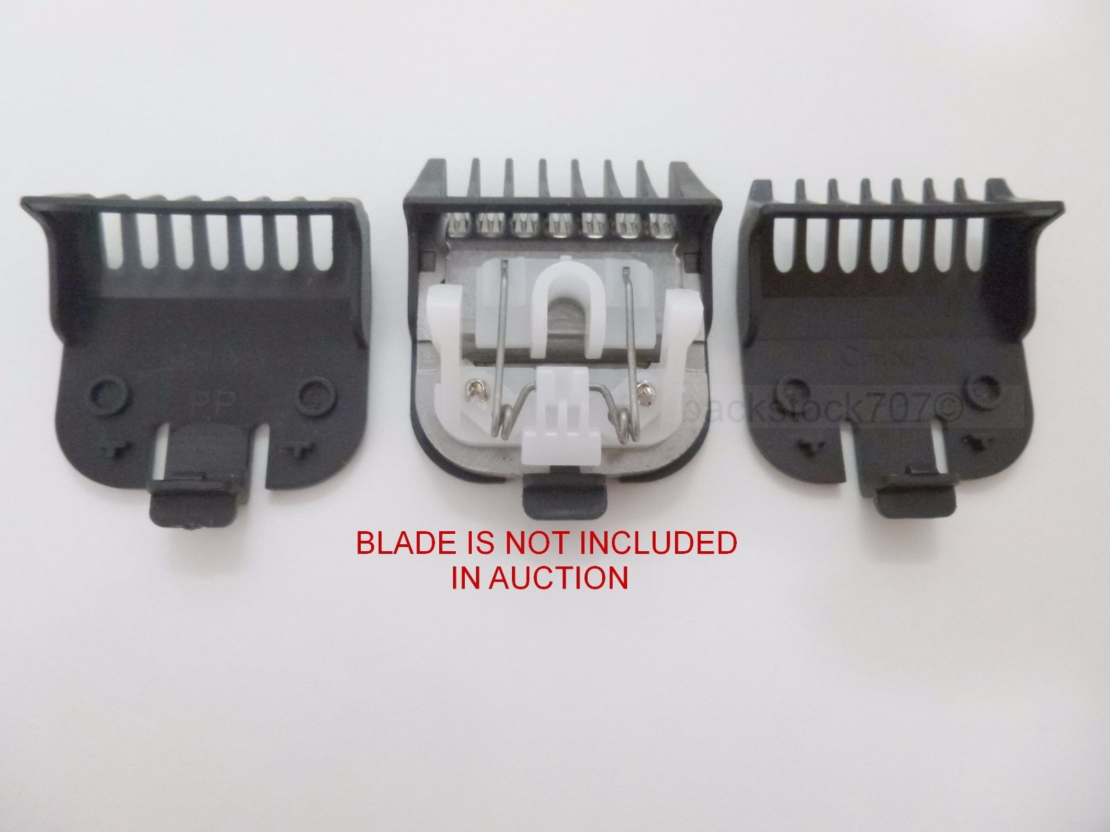 New Genuine Wahl OEM 3 Piece Beard Stubble Trimmer Guide Comb Set 9888L 9854L