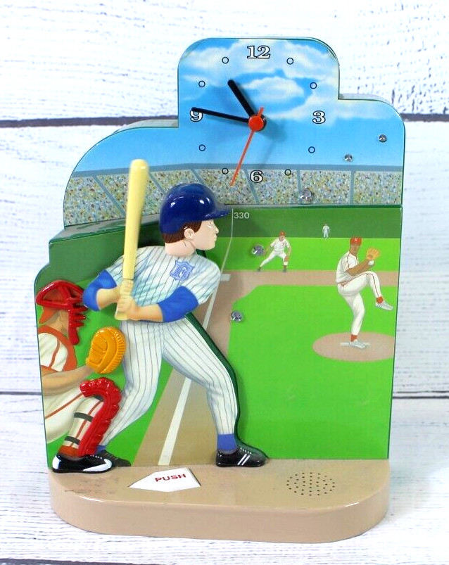 Animated Baseball Clock by Fun-Damental, from 1999 Tested And Works