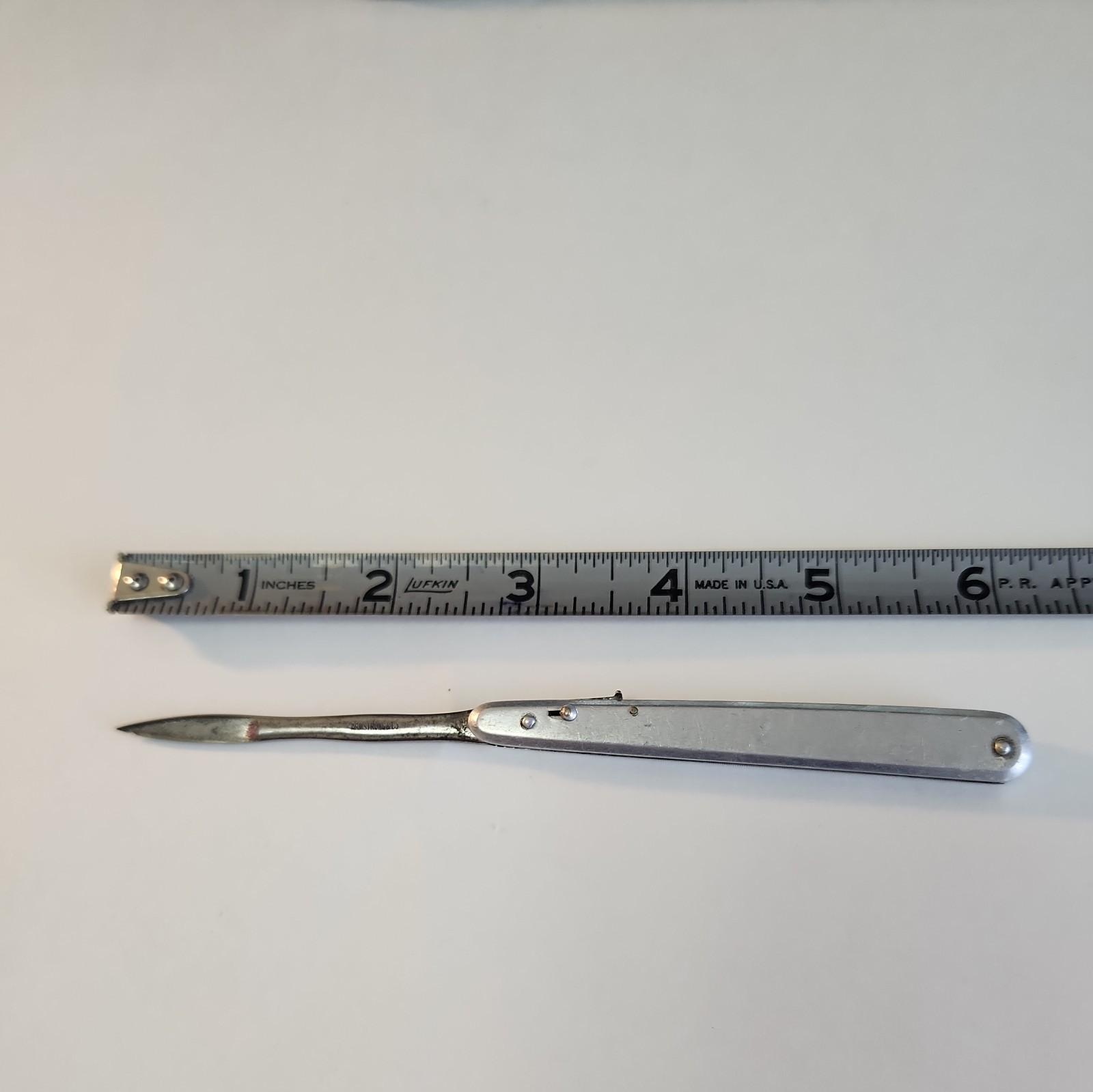 Vintage Surgical Folding Scalpel 1" blade Overall Length 6" Armstrong & Company