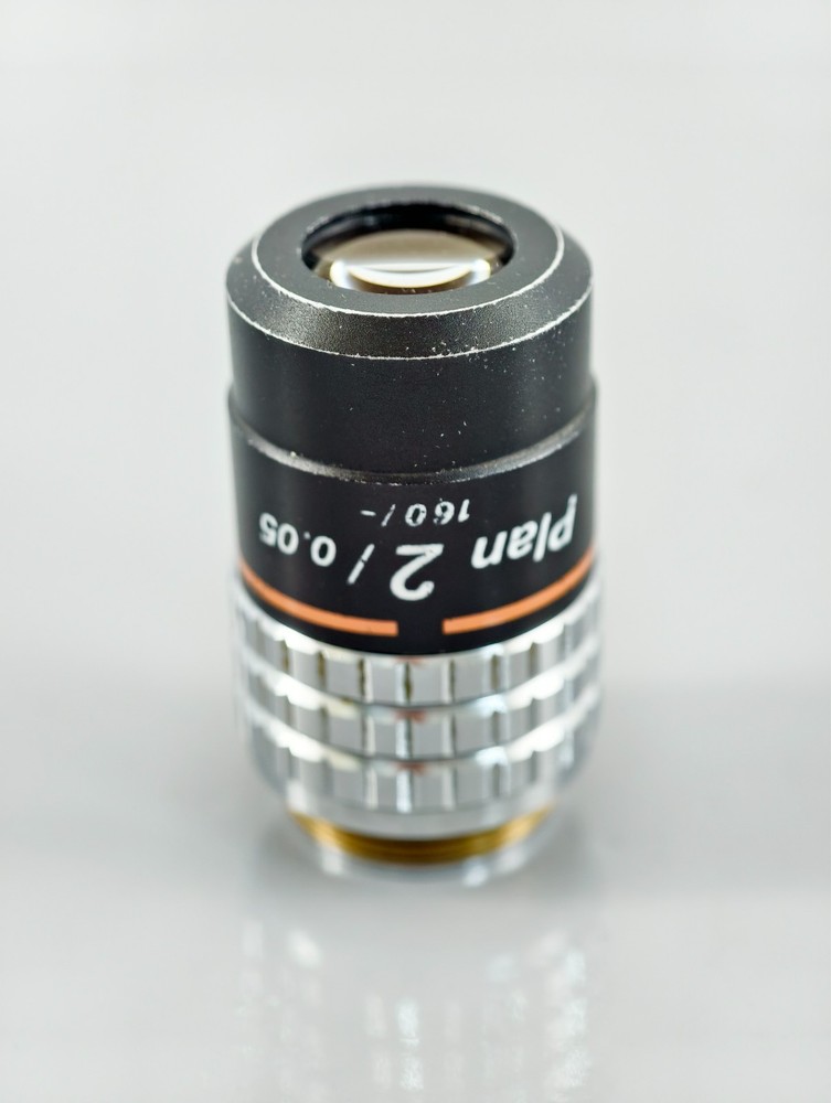Nikon CFN Plan 2X/0.05  Microscope Objective Lens Labophot Optiphot Alphaphot