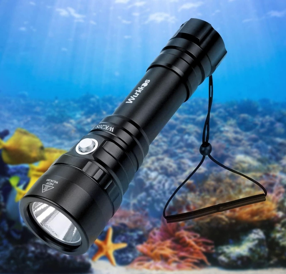 Professional Grade 2000 Lumen Dive Flashlight for Underwater Adventures