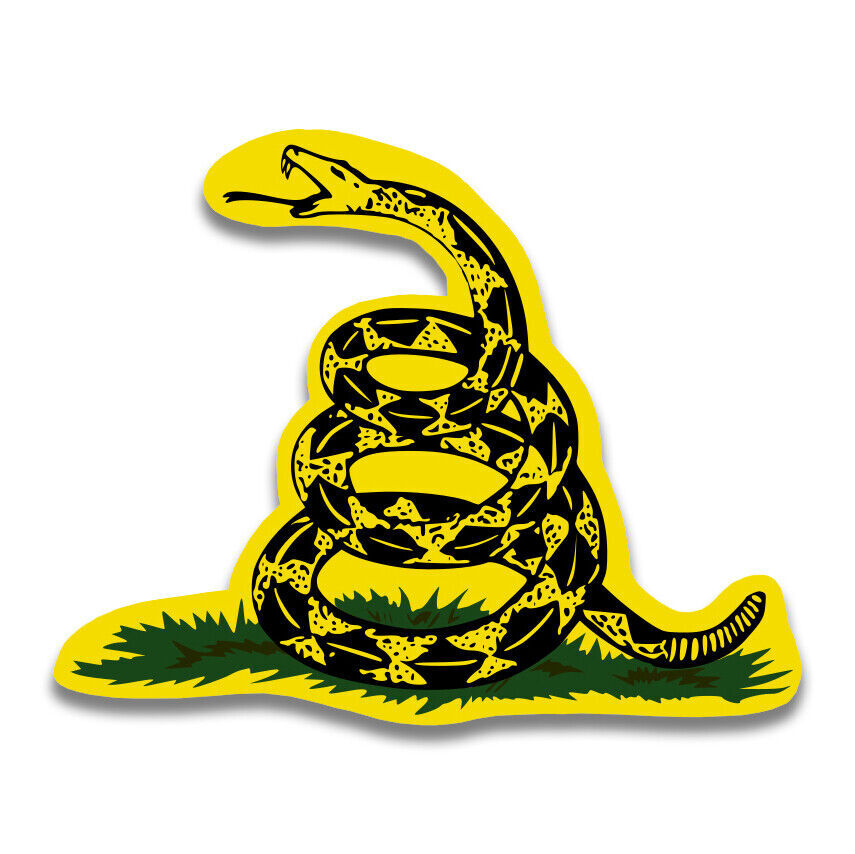 Cut Out Snake ONLY Gadsden Flag Sticker Decal