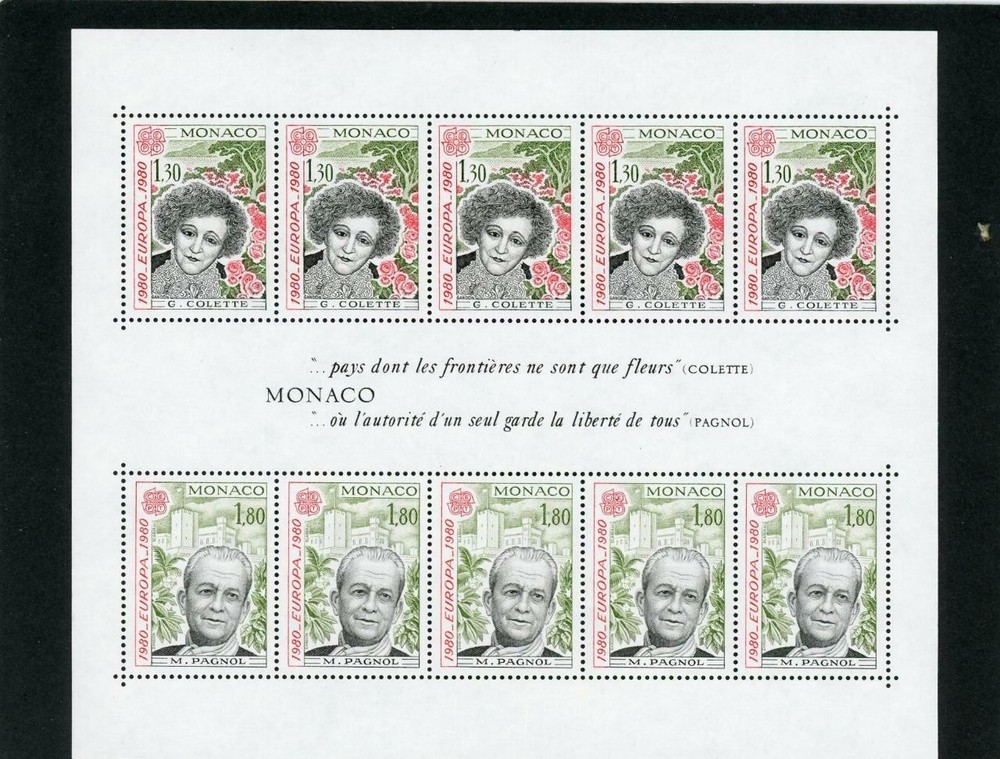 Monaco 1980 Scott# 1228a mint NH
