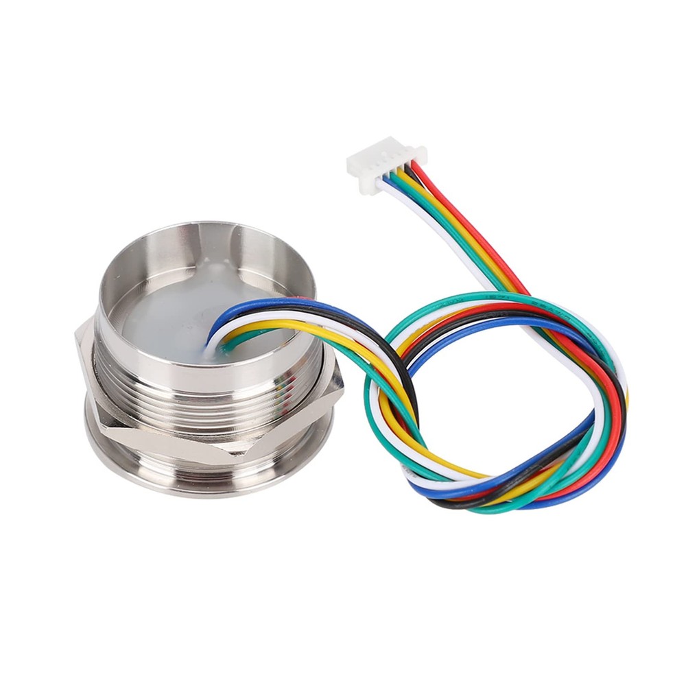 Circular Fingerprint Module, Fingerprint Scanner with 2 Color Indicator Light...