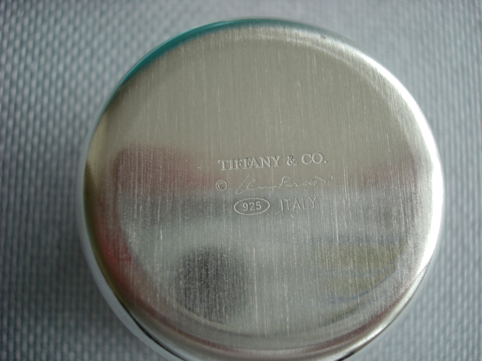 TIFFANY STERLING SILVER ~ MINT ~ CUP BABY CHILD ~ "PADOVA 1984" ~ BOX,POUCH