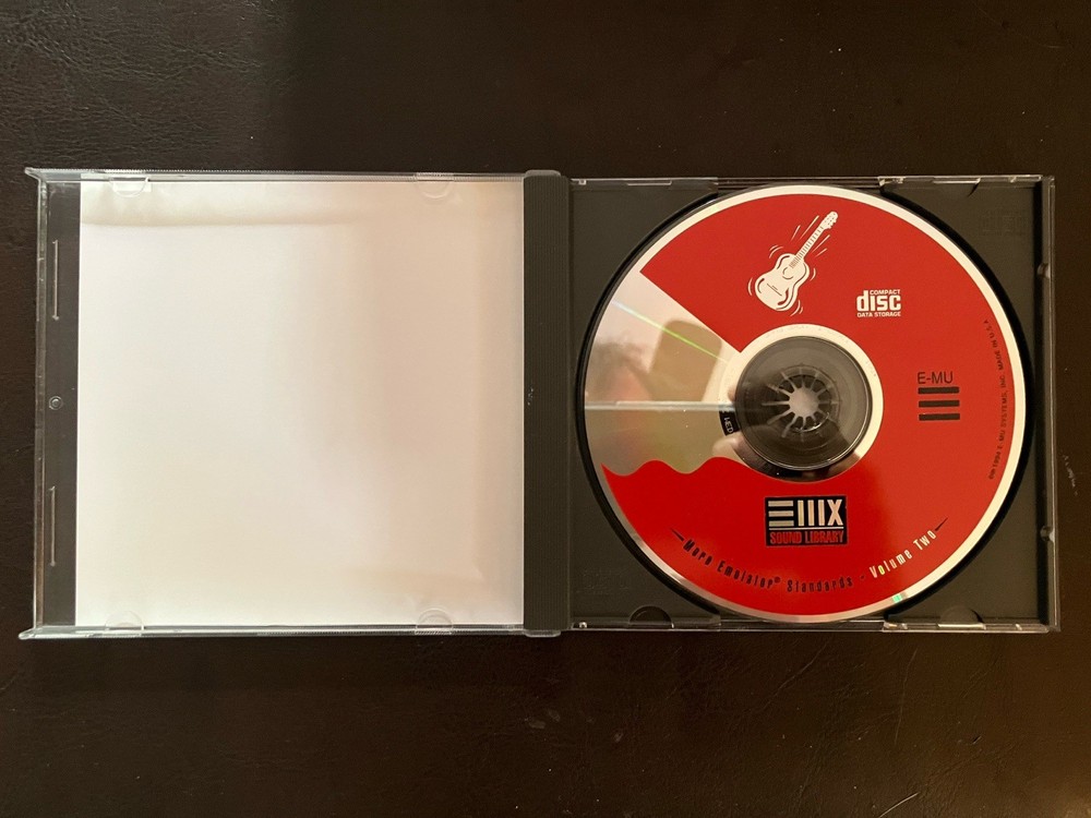 E-MU Systems Volume 2 More Emulator Standards Sound Library Sample CD-ROM