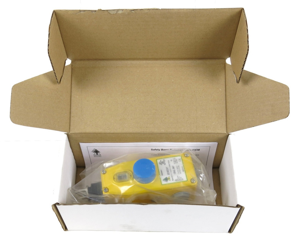 IDEM 143002 GLM Rope Pull Switch, 2NC 1NO, 1/2NPT - NEW