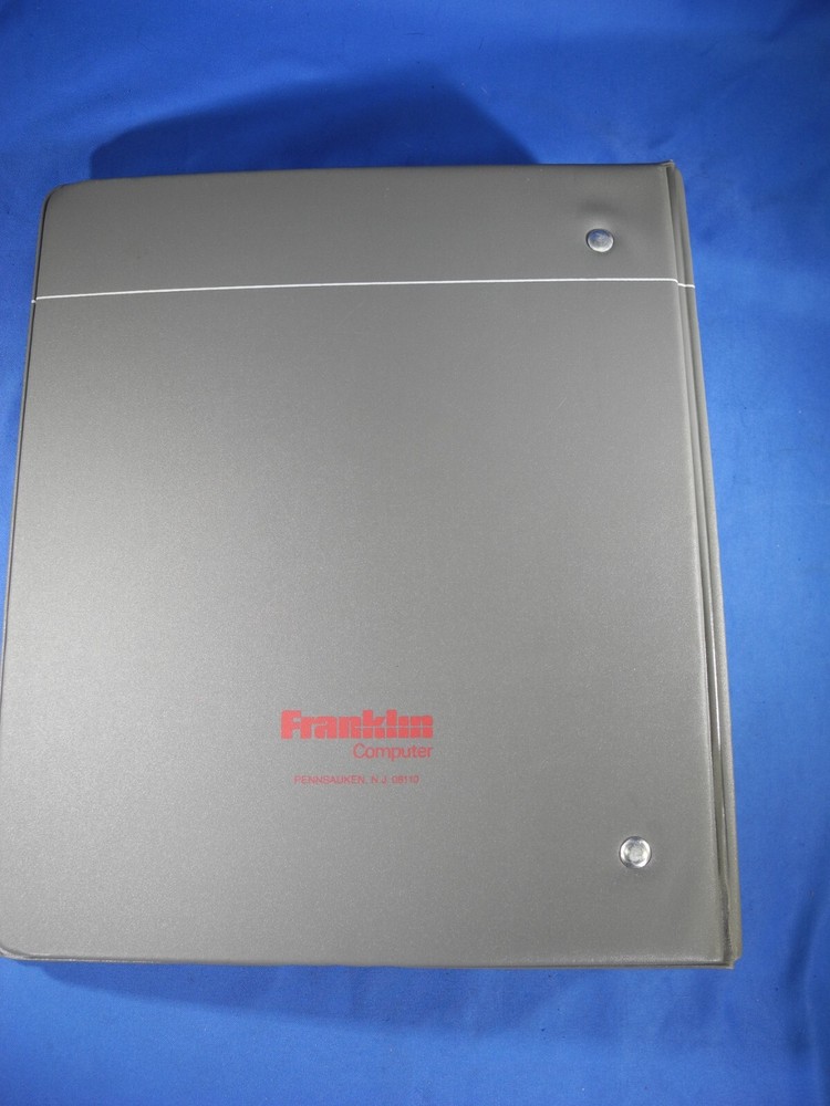 Vintage Computer Franklin ACE 2000, 2100, 2200 User Reference Manual