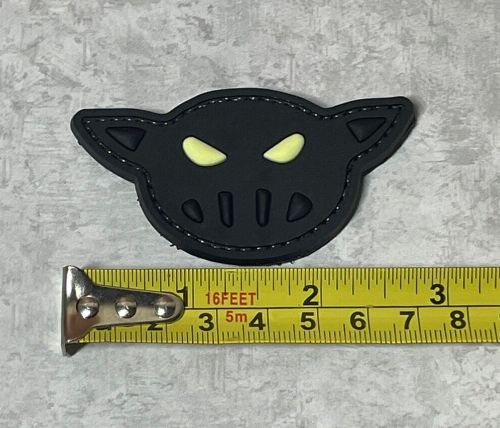 BlackSheep Warrior Patch Pvc Tactical Glow in The Dark Black Sheep Patch