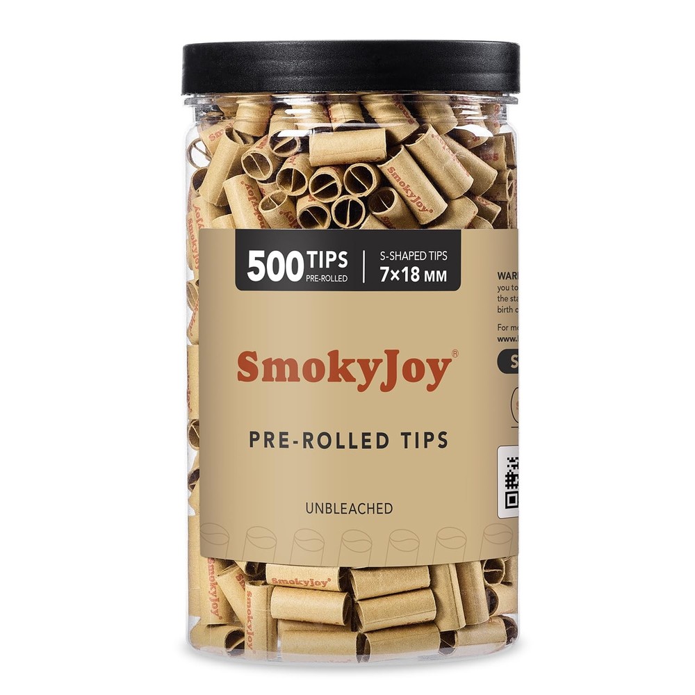 Pre Rolled Filter Tips Natural Unbleached 7mm 500 Pcs
