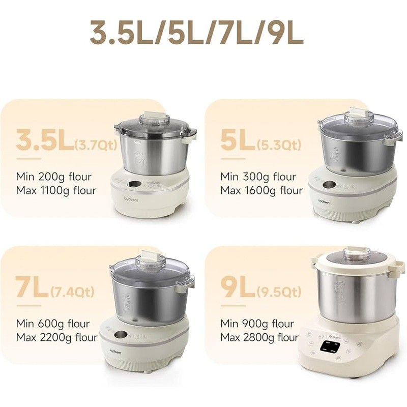 Electric Dough Maker Machine W/ Fermentation Function Bread Pizza Pasta Mixing