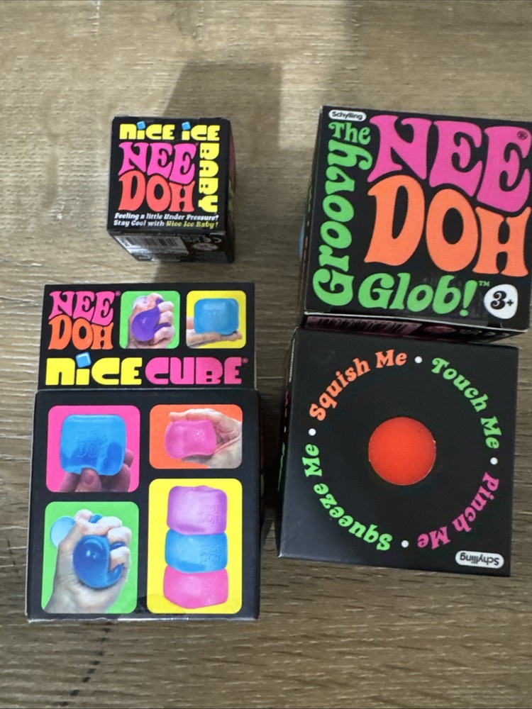 LOT NEEDOH BUNDLE ICE BABY CUBE NICE CUBE & 2 GROOVYGLOB