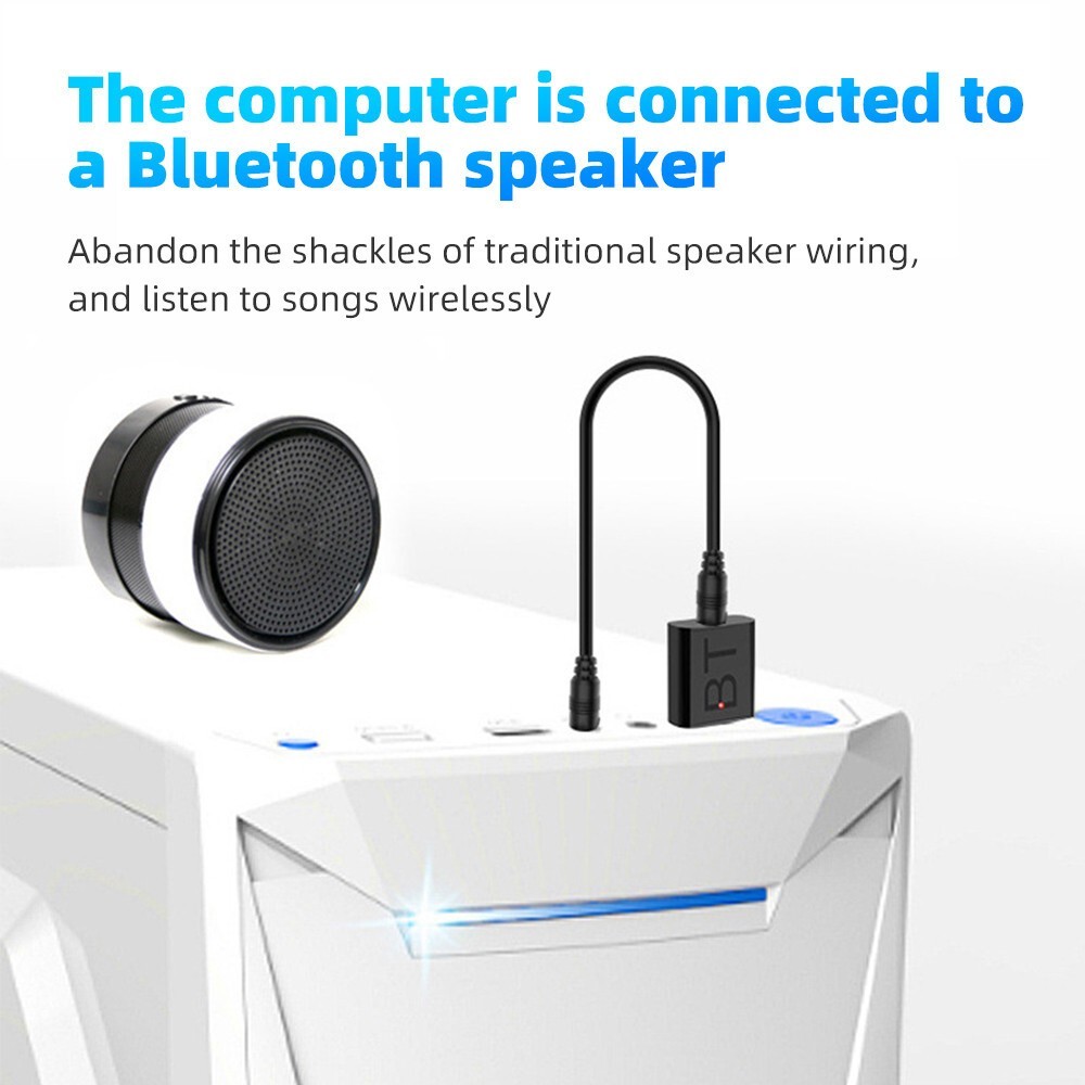 2-in-1 USB Bluetooth 5.0 Transmitter & Receiver AUX Audio Adapter for TV/PC/Car