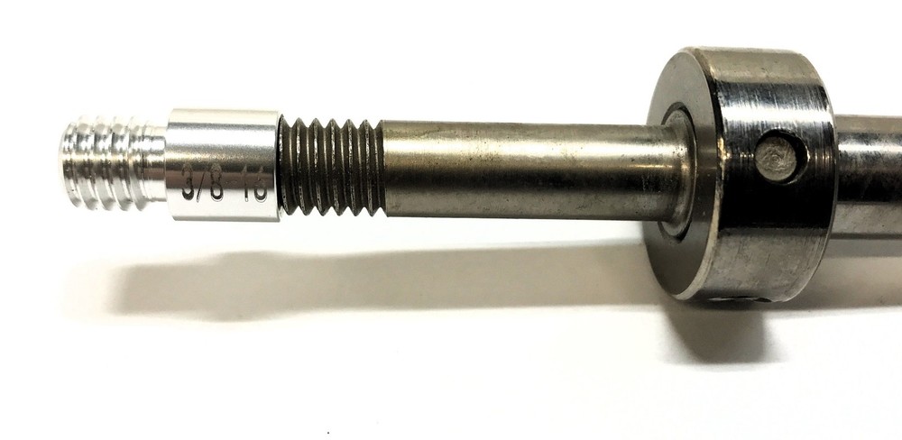 Unbranded Approx 7" OAL 3/8"-16 Thread Spindle NOS