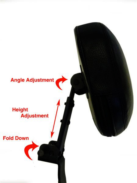 Fully Adjustable Driver's Backrest  - '97-'04 BMW R1100RT R1150 RT
