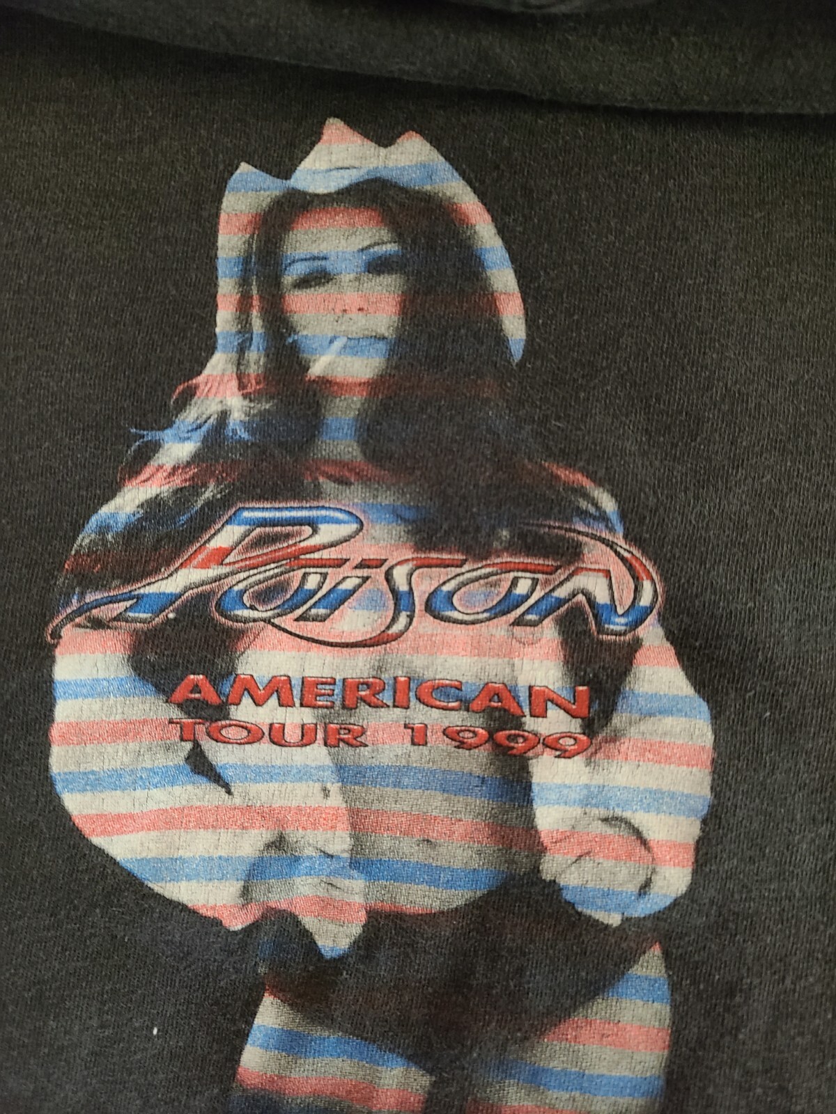 Poison American Tour 1999 Tour T-Shirt All Sport International Rare Size M