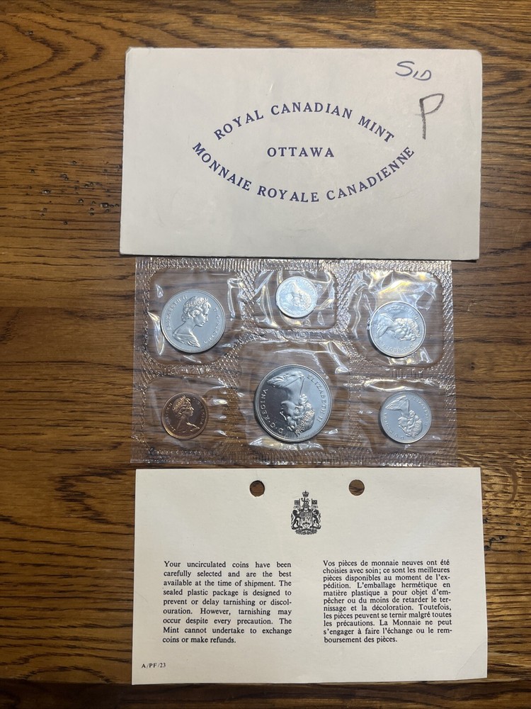1972  -  Proof Like Sealed Coin Set   -   With COA and Envelope
