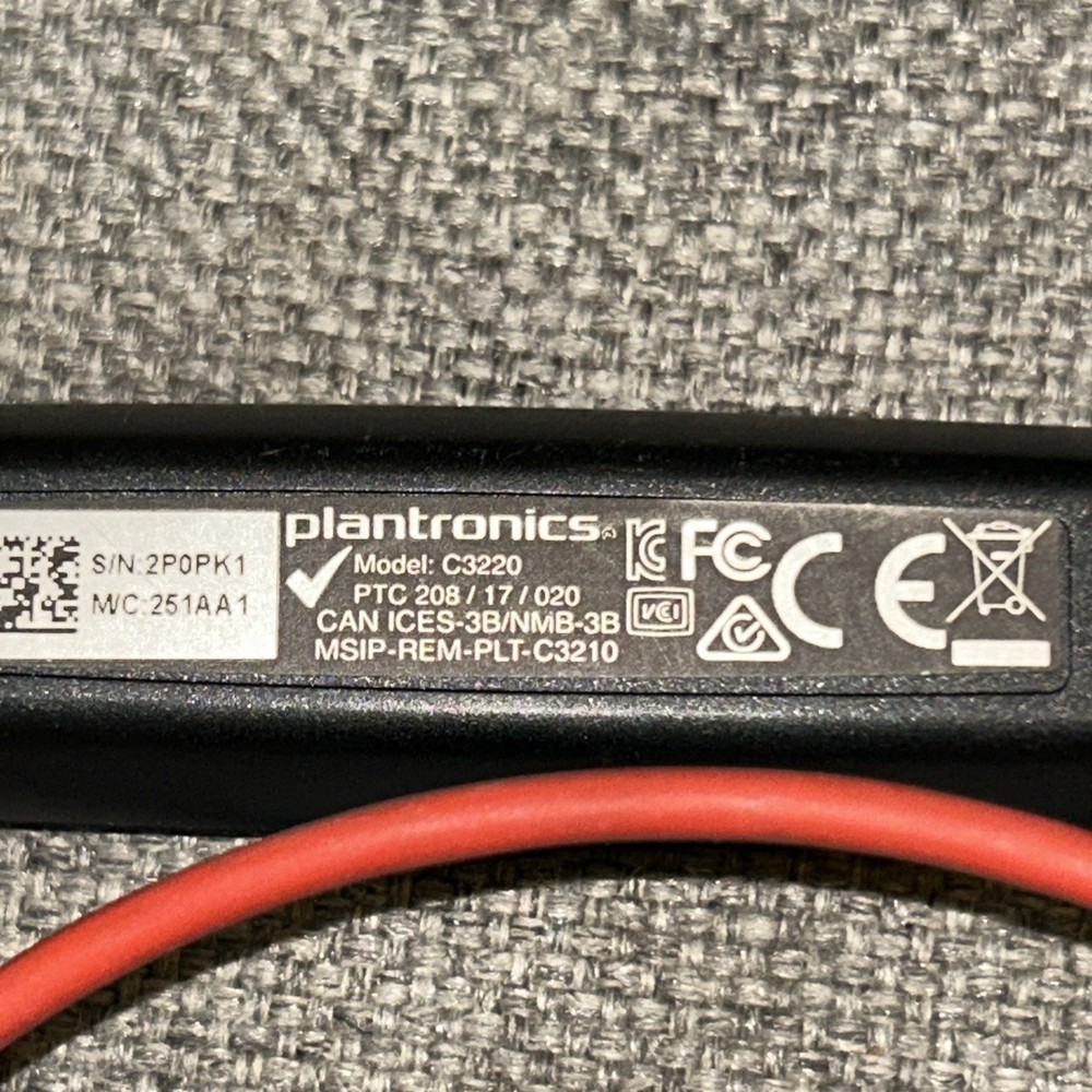 Plantronics Blackwire C3220 PLT USB-C Wired Headset