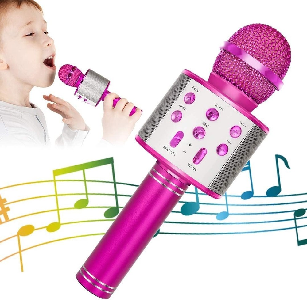 Mockins Bluetooth Handheld Karaoke Microphone - Purple (MHMICPUR87)