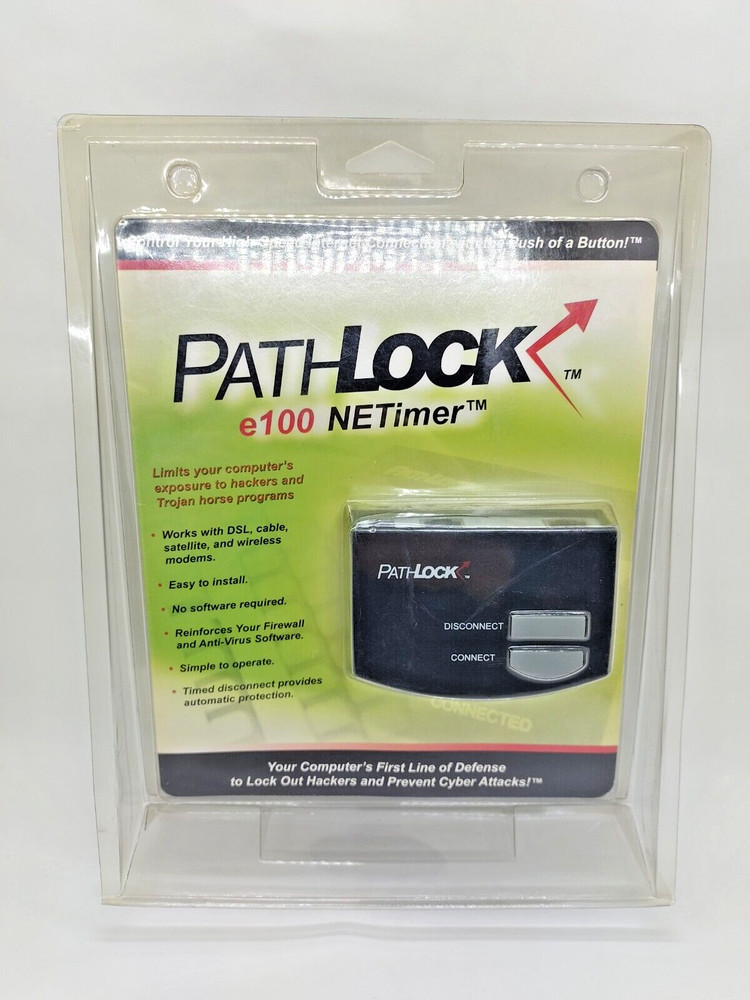 Pathlock E100 NeTimer Internet Security Hardware Device