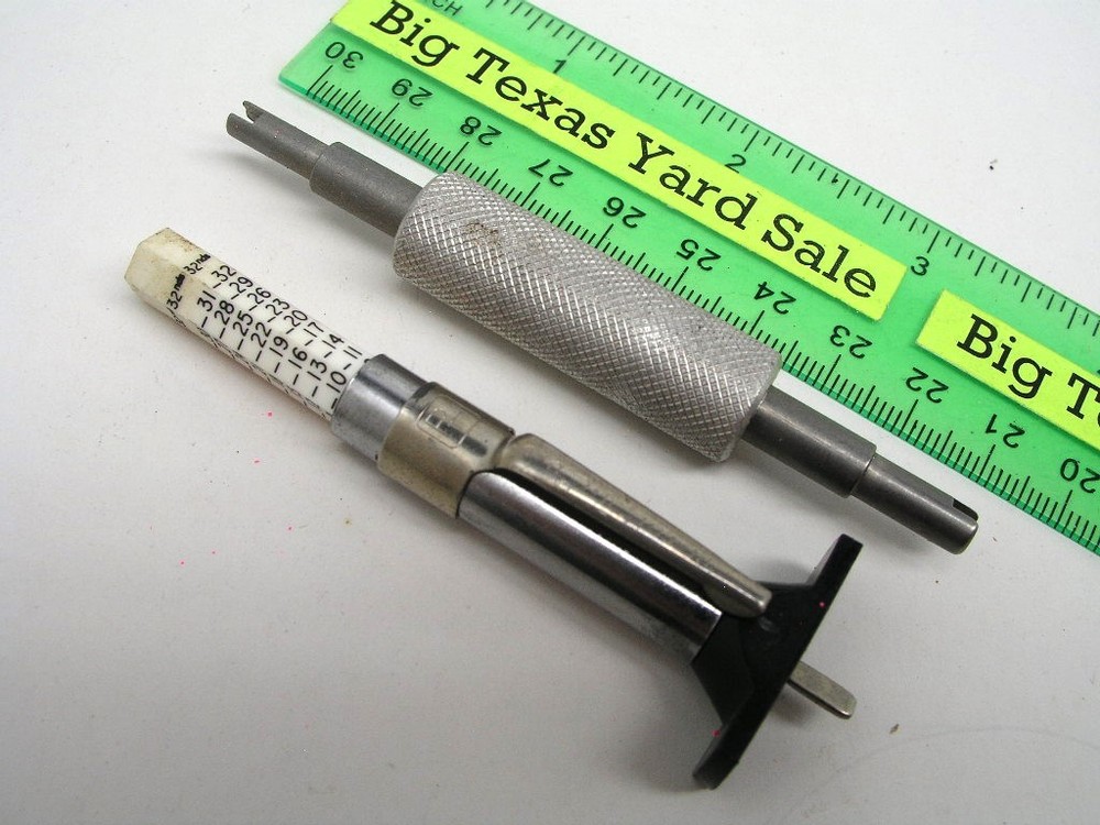 PH Trueflate Tire Depth Gauge & Valve Core Tool Set