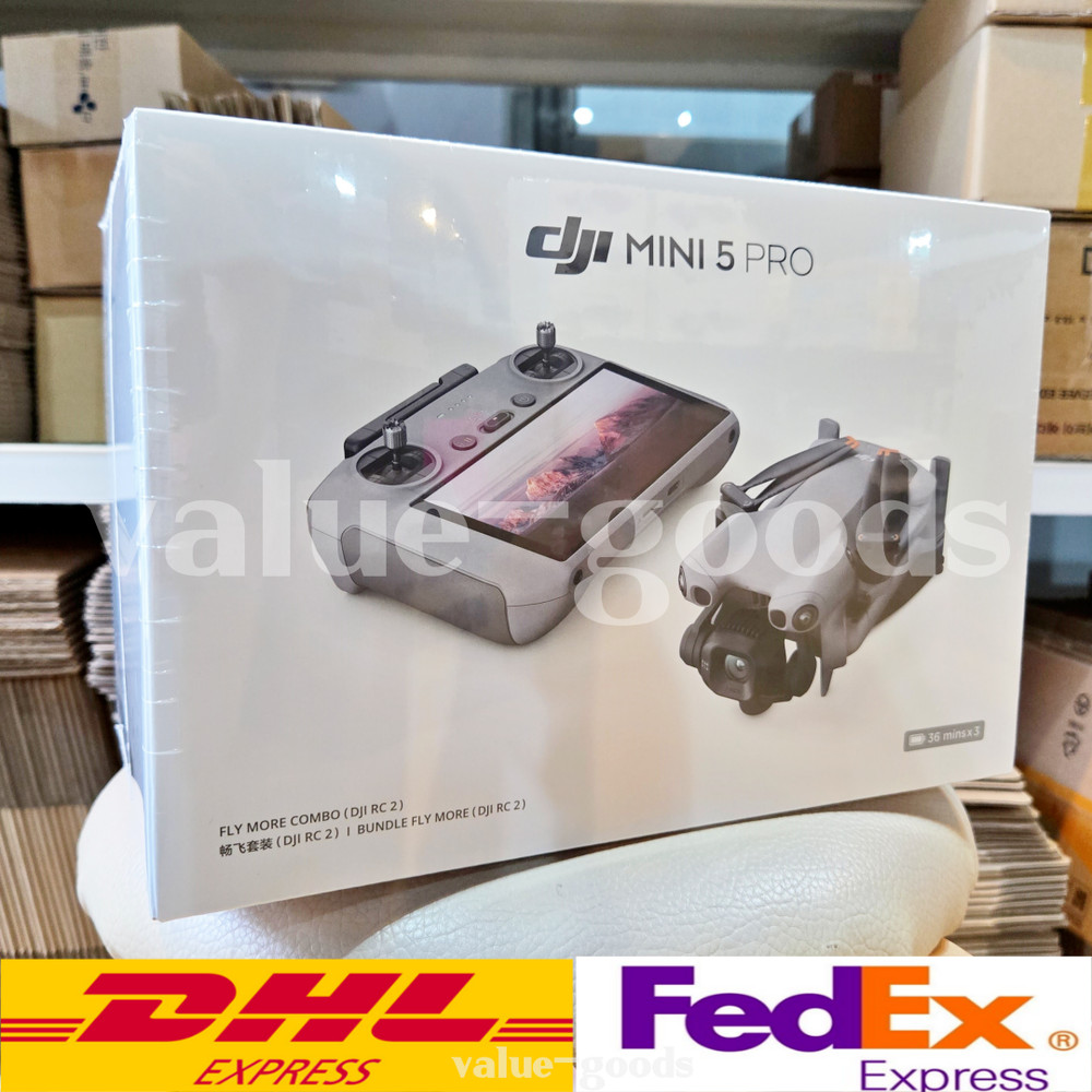 [NEW] DJI Mini 5 Pro Fly More Combo RC2 Controller 3 Batteries Drone Authentic/