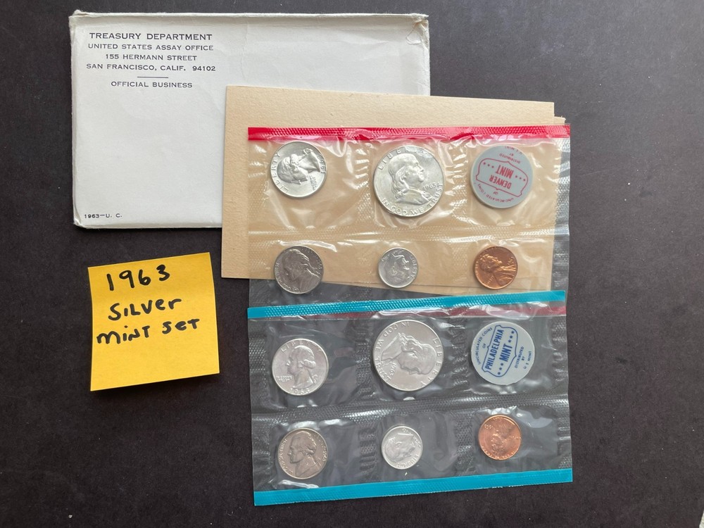 1963 US SILVER MINT SET