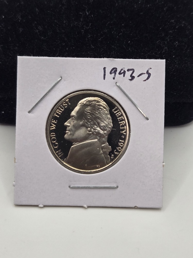 1993-S Proof Jefferson Nickel ☆ From Original Proof Set
