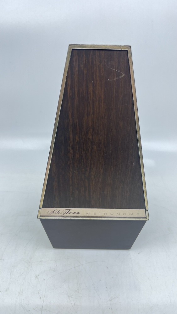 Vintage SETH THOMAS Metronome Conductor Model E500-000 Missing Wind Key Untested