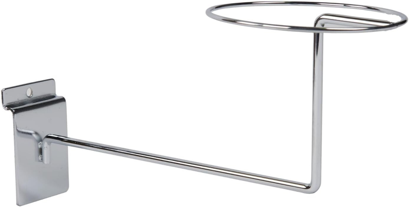 Slatwall Hat Set of 12 Racks Cap Slat Panels Chrome Display Hook Retail Store