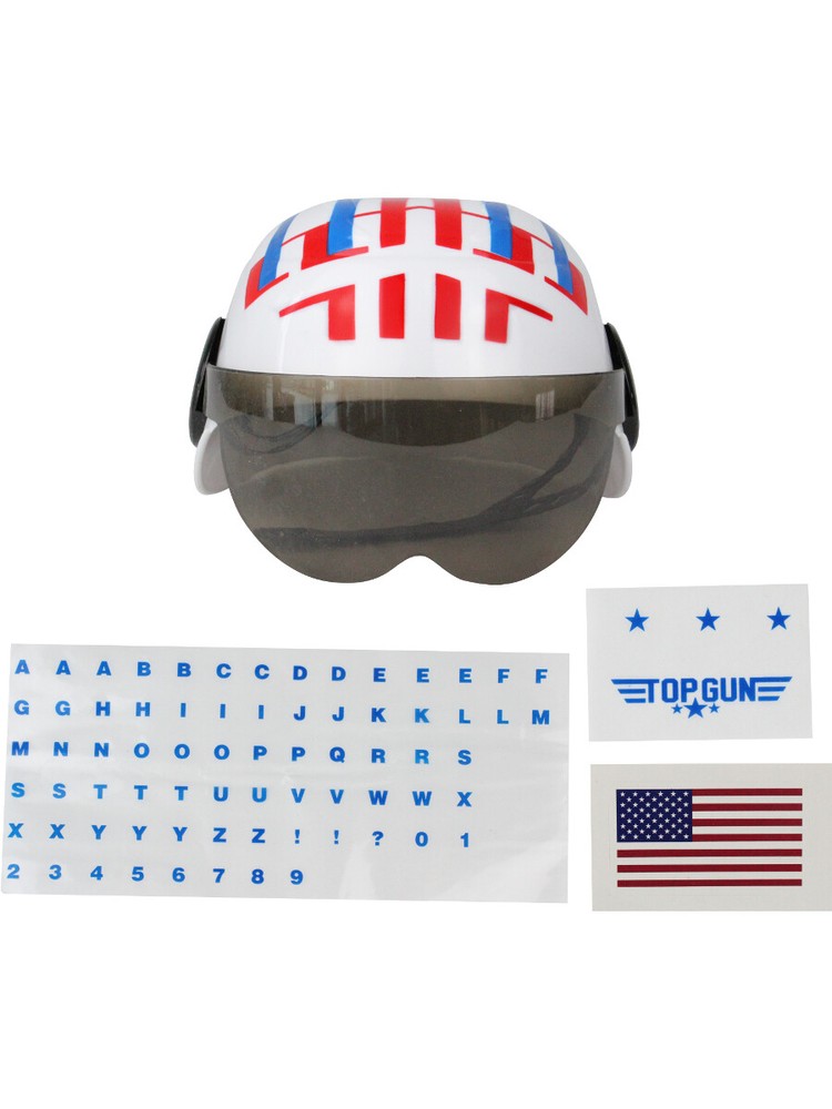 Child's White Air Force Fighter Pilot Costume Accessory Helmet