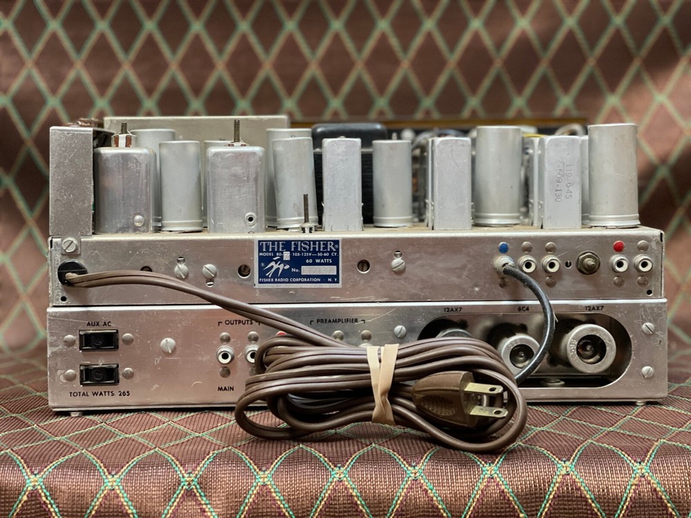 Fisher 80T tube tuner- Complete (untested)
