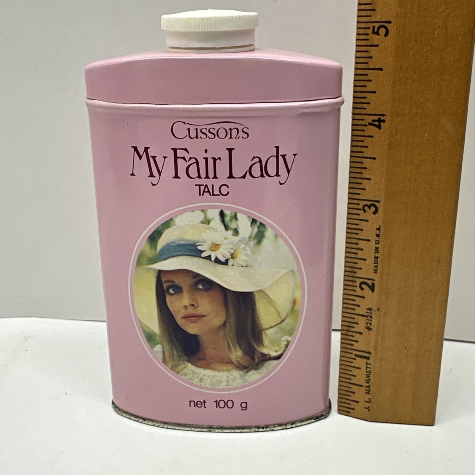 My Fair Lady Cussons Talc Talcum Powder Advertising Tin London England Vintage