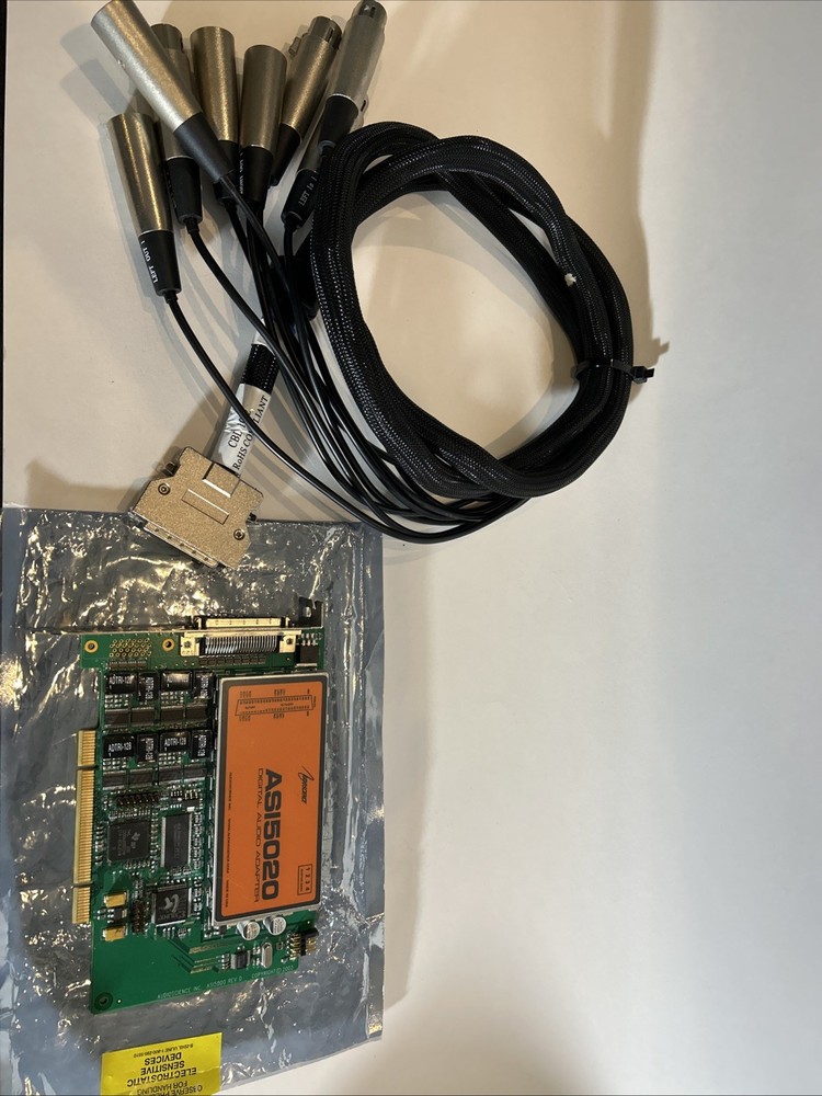 Audioscience ASI 5020 Multi stream Digital Audio Adapter and Breakout Cable