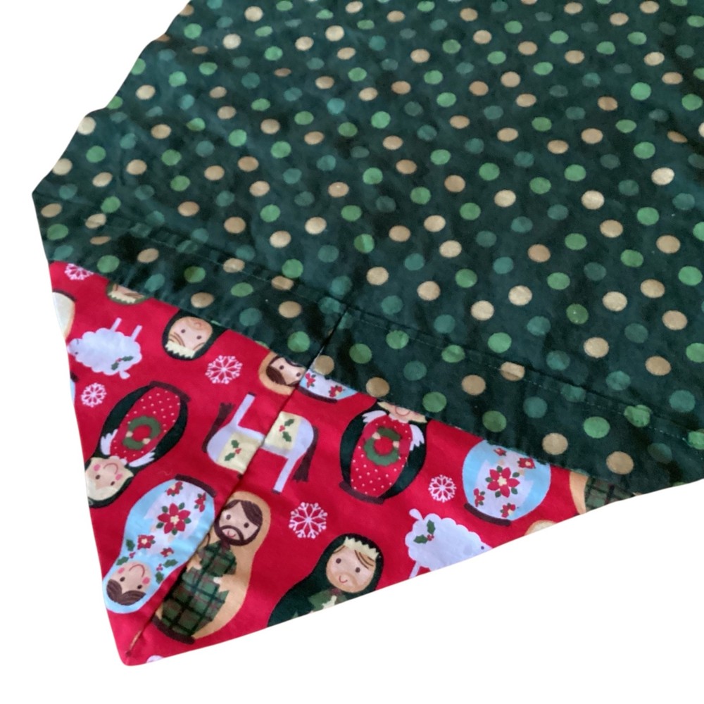 Matryoshka Doll Nativity Handmade Table Runner 40”